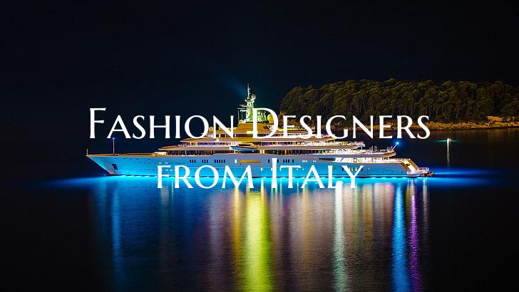 Fashion Designers from Italy
