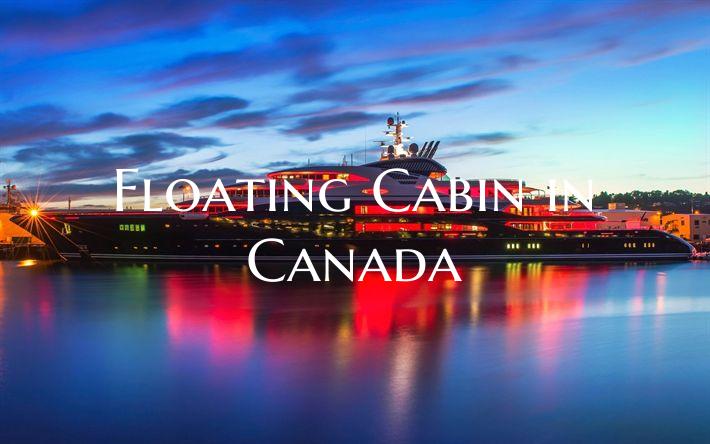 Floating Cabin in Canada